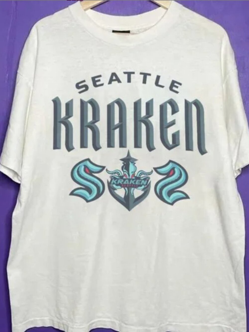 Seattle Kraken Hockey Shirt, Seattle Kraken NHL Unisex shirt tee vintage 90s